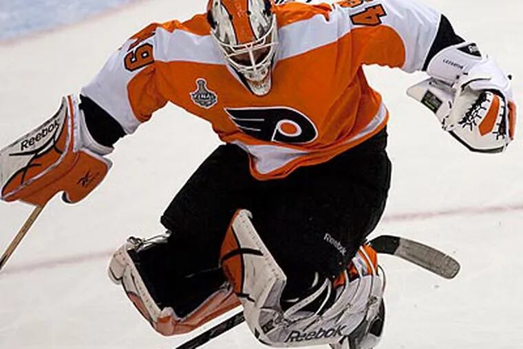 Michael Leighton started back-to-back games for the Phantoms over the weekend. (Ed Hille/Staff file photo)