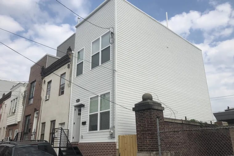 Philadelphia municipal employee Matthew Rozanski purchased this home in South Philadelphia through city's Turn the Key program, an initiative to build 1,000 price-restricted homes throughout the city.