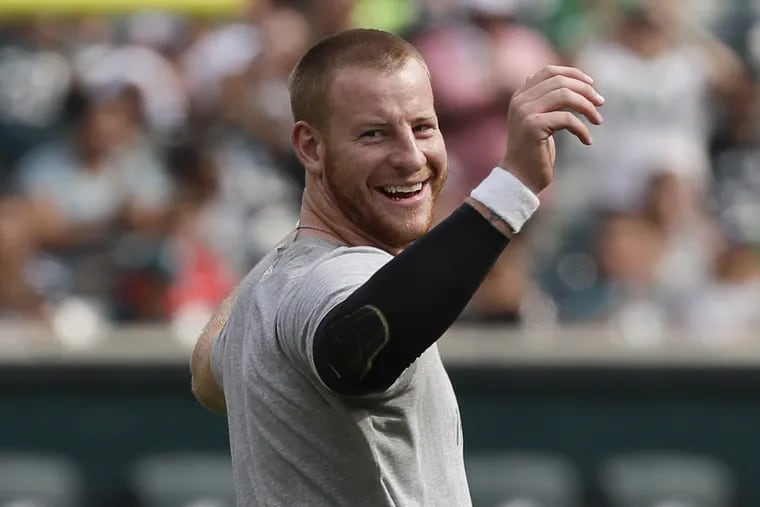 By the time the season opener comes around, Carson Wentz will have been nine months out from his knee injury — the exact date most doctors think it is OK for athletes to start playing again.