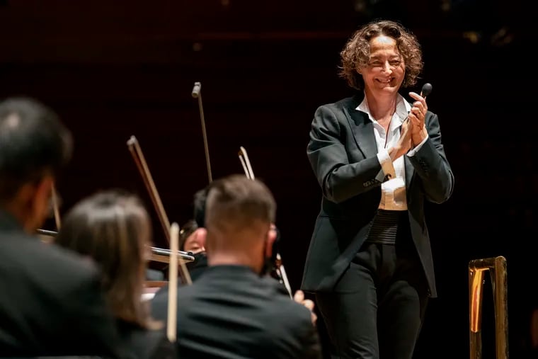 Nathalie Stutzmann makes her debut Thursday night as the Philadelphia Orchestra’s new principal guest conductor in Verizon Hall.