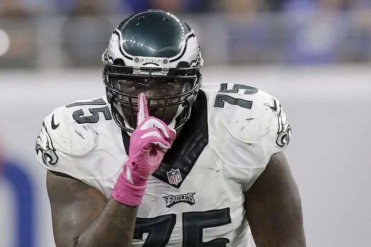 Eagles defensive end Vinny Curry, in his sixth NFL season, is expected to make his first start on Sunday against the Redskins.