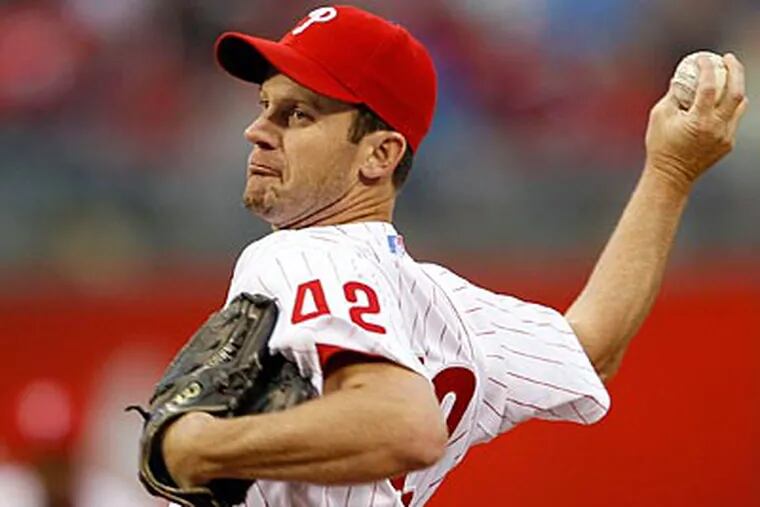 Roy Oswalt is 10-1 in 16 starts as a Phillie. (Yong Kim/Staff file photo)