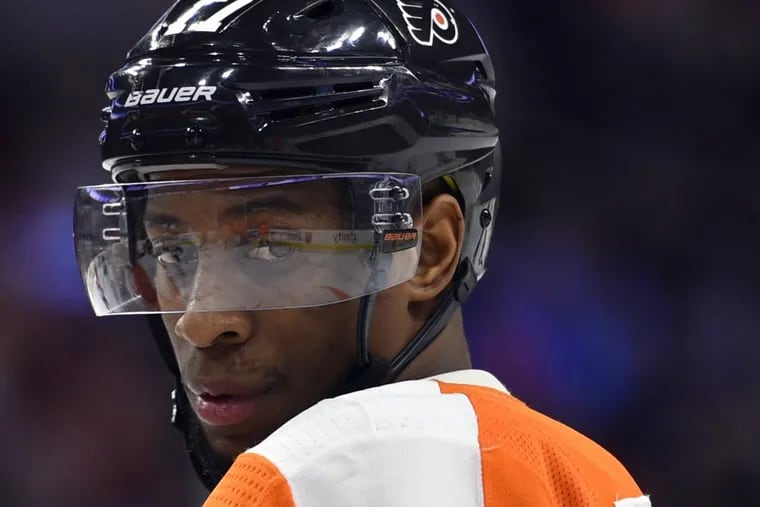 Wayne Simmonds, who has one goal in his last 18 games, will go to the top line Monday in Calgary.