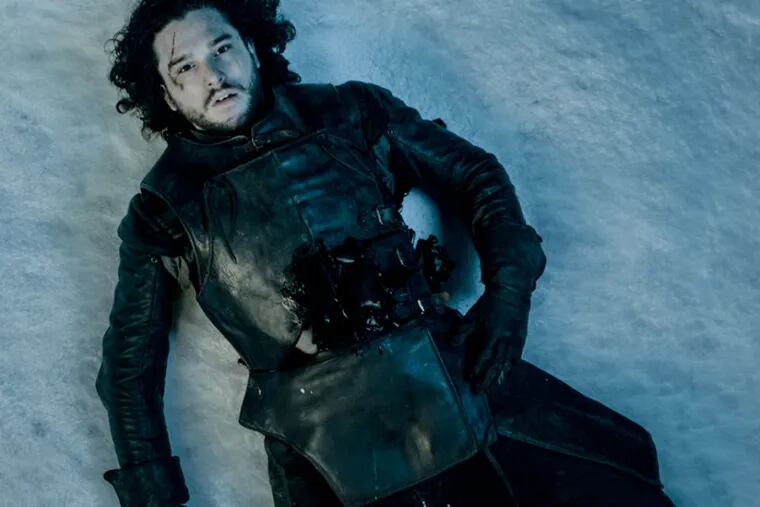 Kit Harington as Jon Snow had one of television's best death scenes on &quot;Game of Thrones.&quot; Whether the character died is another story. (HBO)