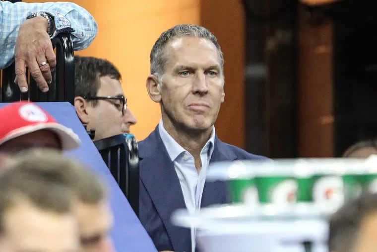 76ers president of basketball operations Bryan Colangelo.