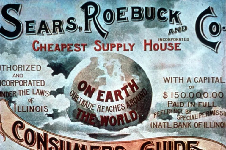An early catalogue from Sears, Roebuck and Co. claims it's the "Cheapest Supply House on Earth" and advertises a wide variety of items.