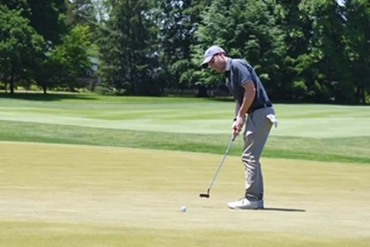 Will Davenport defeated Andrew Keeling (pictured) in a four-hole playoff on Thursday to win the Golf Association of Philadelphia Middle-Amateur Championship (PHOTO CREDIT: Golf Association of Philadelphia)