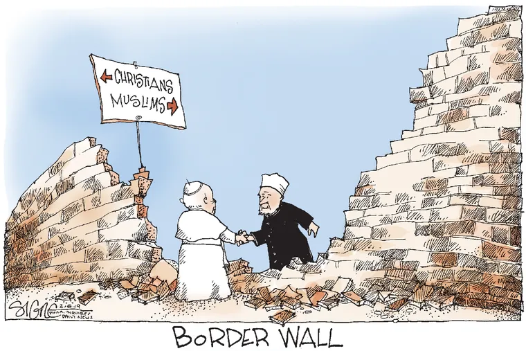 Signe Wilkinson cartoon du jour
TOON06
Religious Wall
