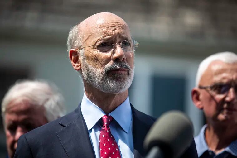 Gov. Tom Wolf, shown in July, first issued a disaster declaration in January 2018.
