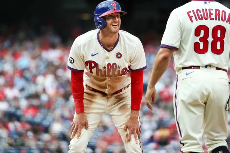 Brad Miller has become an everyday player for the Phillies since Rhys Hoskins was lost with an injury.