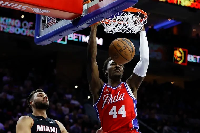 Sixers forward Paul Reed received his communications degree from DePaul this offseason.