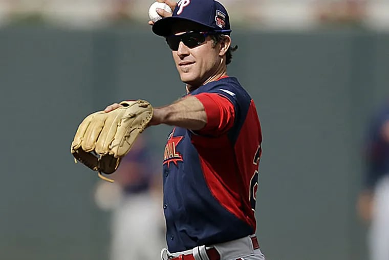 Phillies second baseman Chase Utley. (Jeff Roberson/AP)