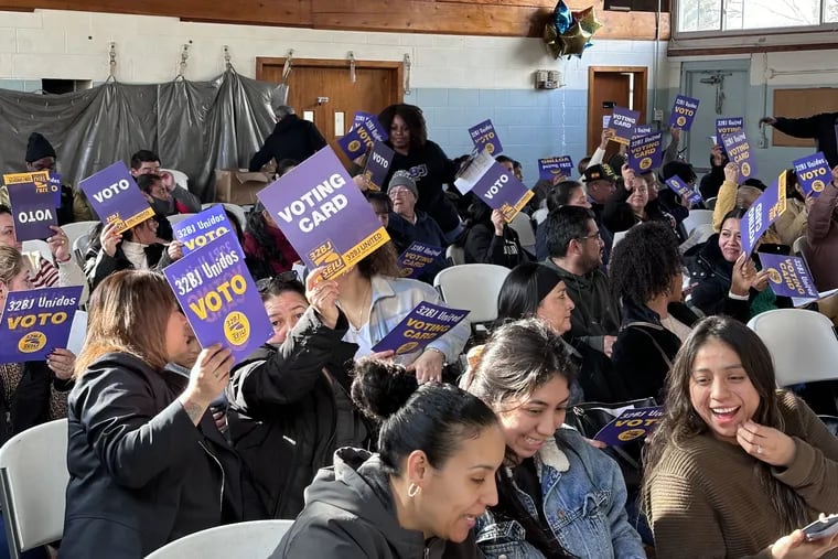 Commercial cleaners, members of SEIU Local 32BJ, in suburban Philadelphia voted to ratify their new contract on Dec. 9.