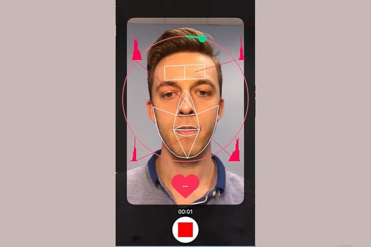 Researchers are studying an app that calculates blood pressure from a video selfie.