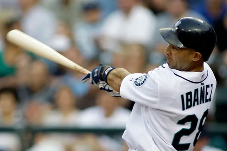 Raul Ibanez hit .293, drove in 110 runs for Mariners in 2008.