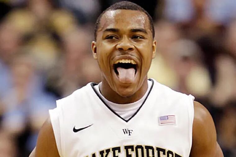 Tony Chennault recently decided to leave Wake Forest after two seasons to be closer to home. (Chuck Burton/AP file photo)