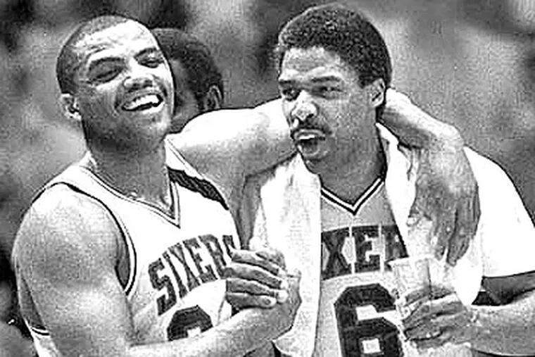 The plan was for Charles Barkley to take over the Sixers from Dr. J. It never happened. (File photo)