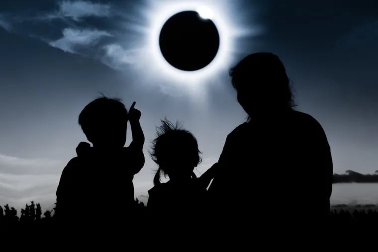 During the eclipse, the sky will darken, the temperature will drop, and the winds will change.