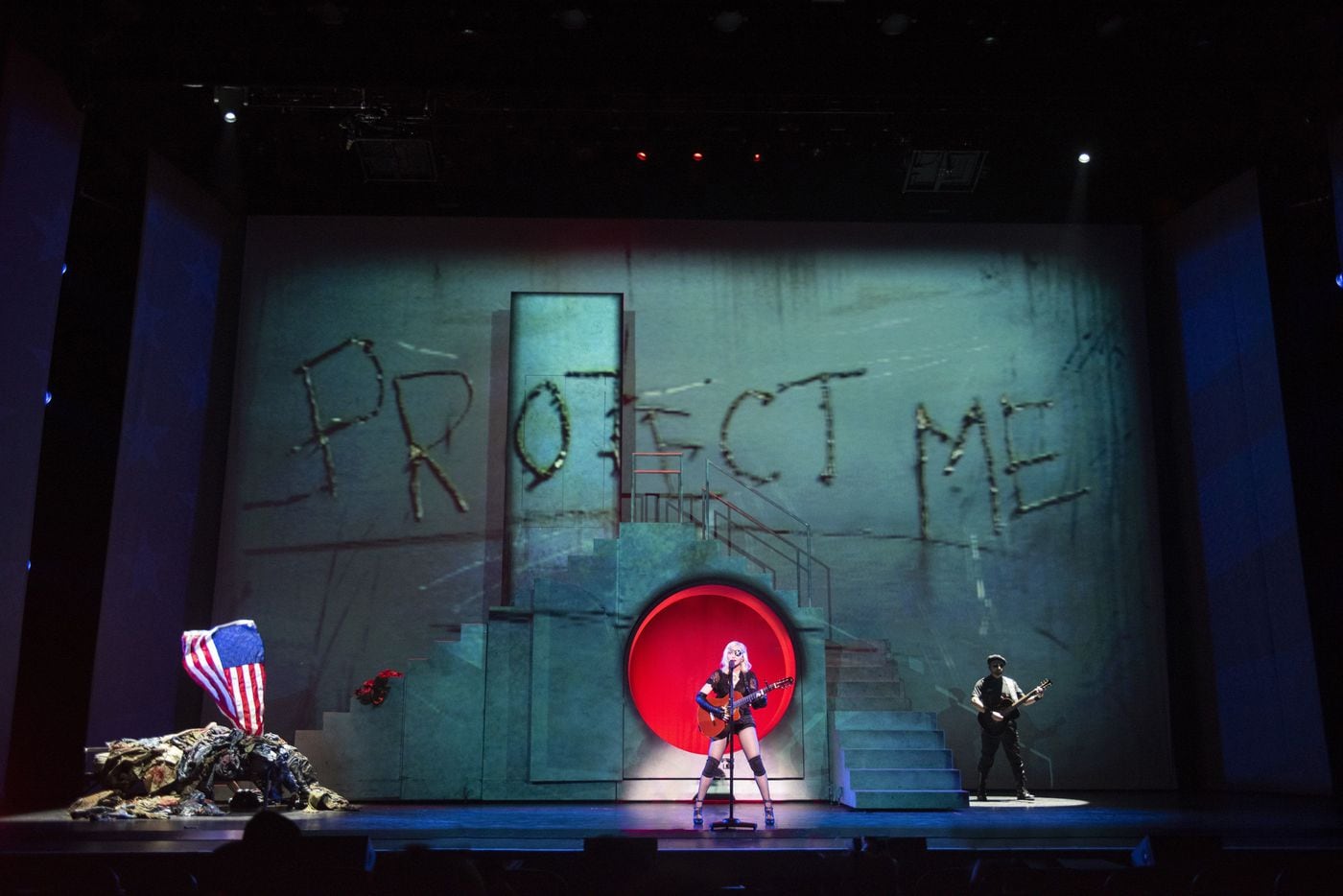 Madonna. Her Madame X Tour played the Met Philadelphia on Saturday night and is scheduled to return Sunday, Tuesday and Wednesday. No photographers were permitted at the show. This photo is from a dress rehearsal that preceded the tour.