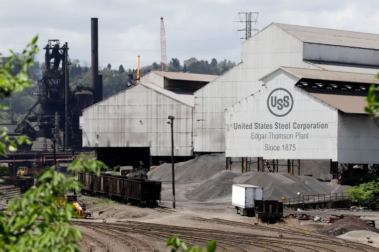 The U.S. Steel Edgar Thomson Works in Braddock, Pa., pictured in 2019.