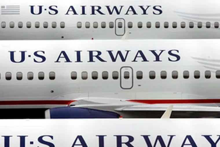 US Airways plans to start each daily flight to China at its largest hub, in Charlotte, N.C.,