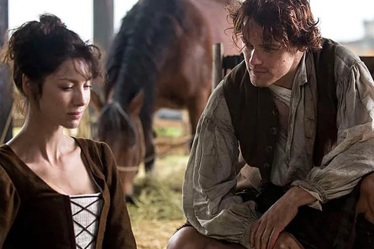Caitriona Balfe is Claire "Sassenach" Randall, and Sam Heughan is Jamie Fraser, and fans of the Diana Gabaldon books will almost certainly approve.