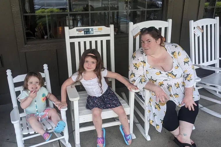 Samantha Rementer, seen here with her daughters Cassandra (left) and Lilly, was killed by her boyfriend earlier this month, according to Bucks County prosecutors.
