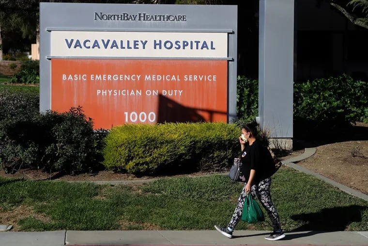 At VacaValley Hospital in Vacaville, Calif., two healthcare workers became infected with the coronavirus in February after using a nebulizer and other devices to treat an infected patient.
