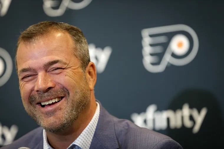 New coach Alain Vigneault is happy with the Flyers' makeover.