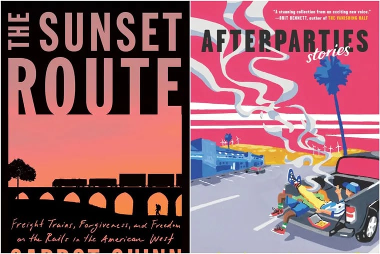 "The Sunset Route" by Carrot Quinn, and "Afterparties" by Anthony Veasna So.