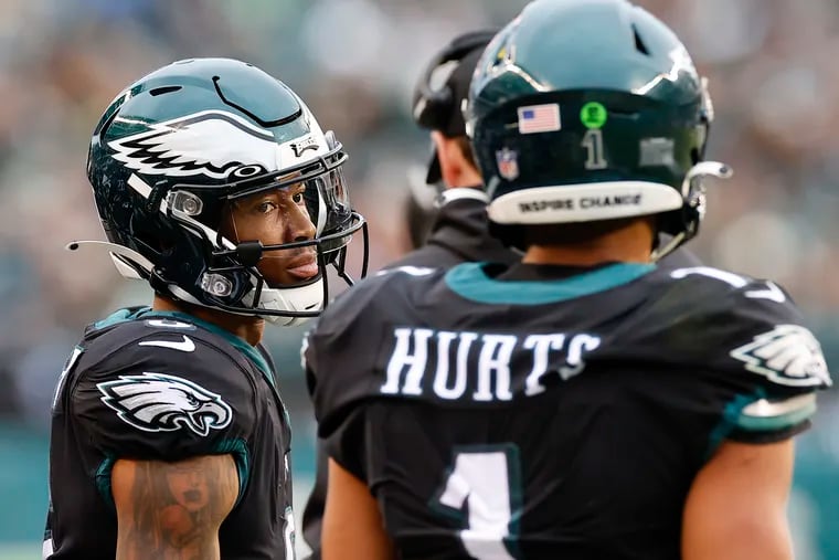 Philadelphia Eagles quarterback Jalen Hurts did not play in the Eagles game against the Jets on Dec. 5 because of an ankle sprain.
