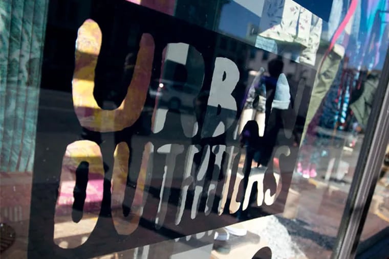 Urban Outfitters wants to boost annual growth from last quarter's 9 pct. to 20 pct. (Bloomberg News)