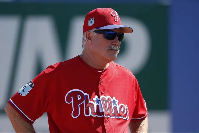 Phillies pitching coach Bob McClure is tasked with developing the team’s young hurlers.