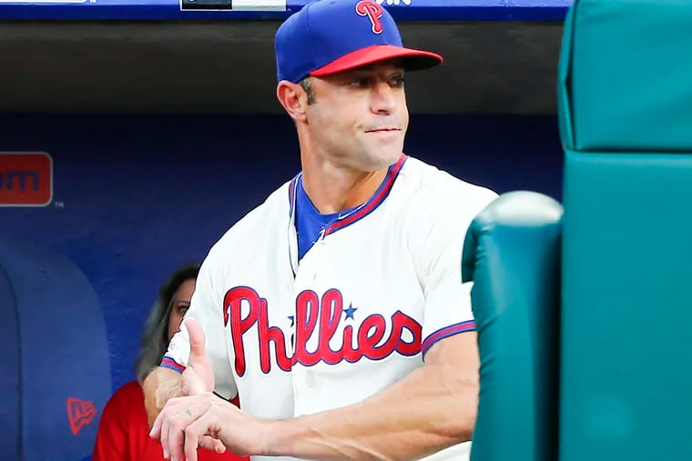 Phillies manager Gabe Kapler is waiting to learn whether he will be back in the same role next season.