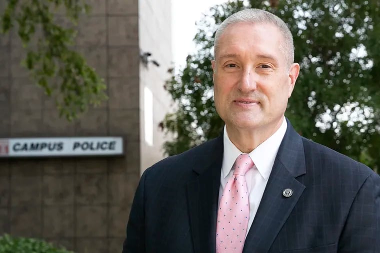 Charles Leone, executive director of Temple's public safety and chief of the 115-officer department, is stepping down, effective April 29.
