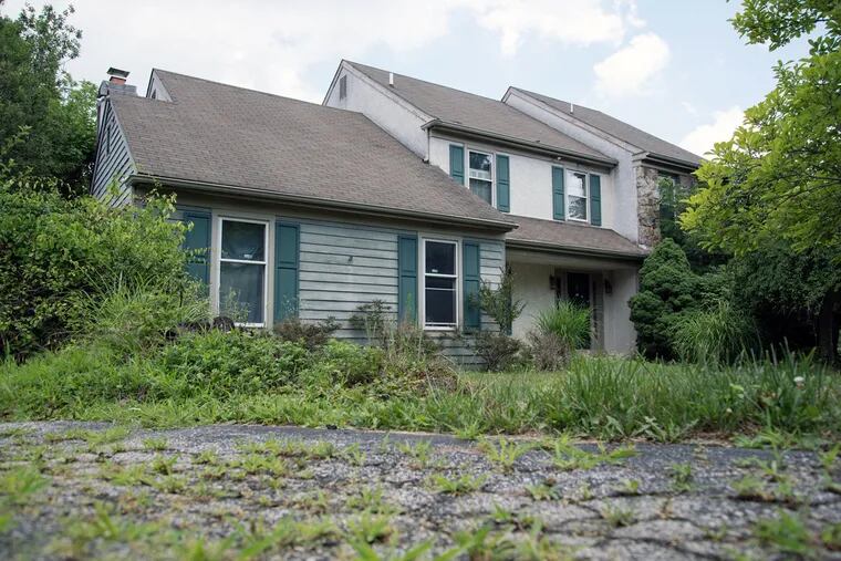 Neighbors believe this house on Armstrong Court in Chesterbrook has been vacant since at least 2012. The Tredyffrin Township house was purchased in 2005 for $450,000, property records show.