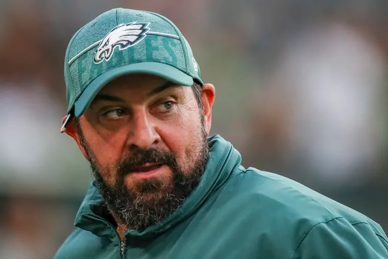 Matt Patricia will take over calling defensive plays for the Eagles against the Seahawks on Monday night.