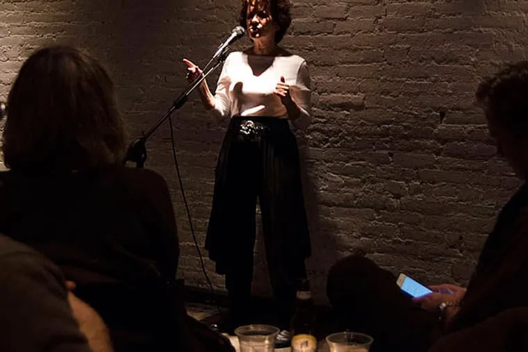 Susana Mayer (above) hosts the monthly Erotic Literary Salon above Time restaurant. It's been ongoing since 2008. (RACHEL WISNIEWSKI / STAFF PHOTOGRAPHER )