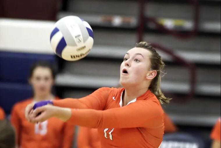 Senior Kayleigh Kitchen has led the Cherokee girls’ volleyball team to a 15-0 record.