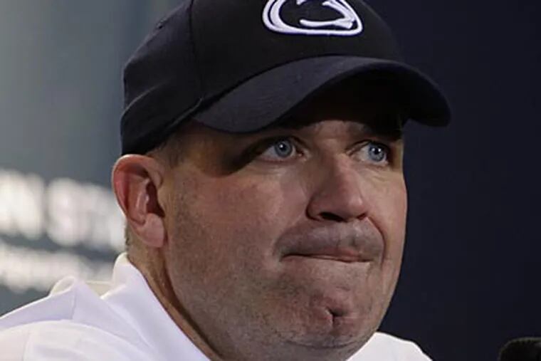 Bill O'Brien brought with him to Penn State a system that starts "F" and "Y" tight ends. (Gene J. Puskar/AP)