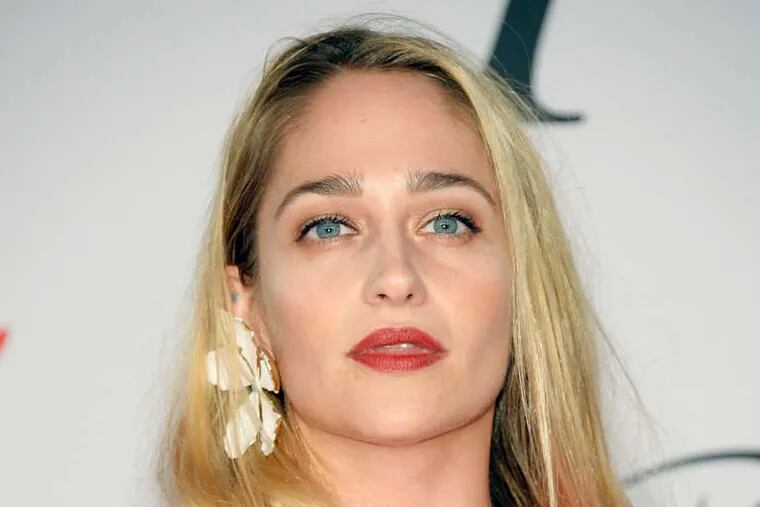 Actress Jemima Kirke of HBO's &quot;Girls,&quot; her armpits au naturel, at the CFDA Fashion Awards recently.