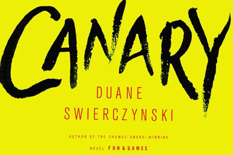 Local author Duane Swierczynski sets the action of his nimble thriller &quot;Canary&quot; amid such Philadelphia scenes as the Khyber Pass, the Melrose Diner, Pennypack Woods, and the Badlands.