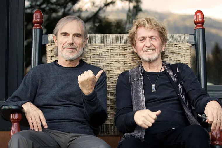 Violinist Jon-Luc Ponty and vocalist Jon Anderson bring their Anderson-Ponty band to Glenside's Keswick Theater Tuesday night.