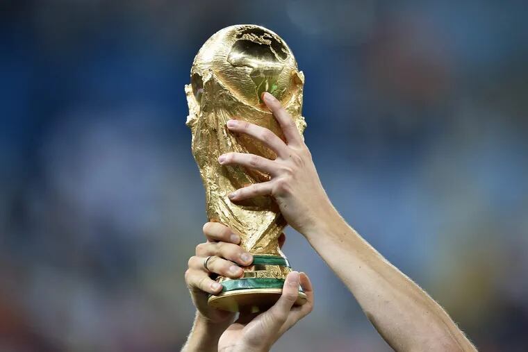The FIFA World Cup trophy.