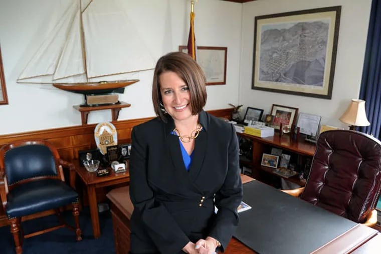 Montgomery County District Attorney Risa Vetri Ferman will give up her job to run for a County Court judgeship. Before she leaves, she will have to decide whether to prosecute a corruption case against Attorney General Kathleen G. Kane. (CLEM MURRAY / Staff Photographer)