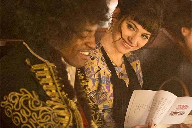 Andre Benjamin as Jimi Hendrix and Imogen Poots as Linda Keith in "Jimi: All Is By My Side." (Patrick Redmond)