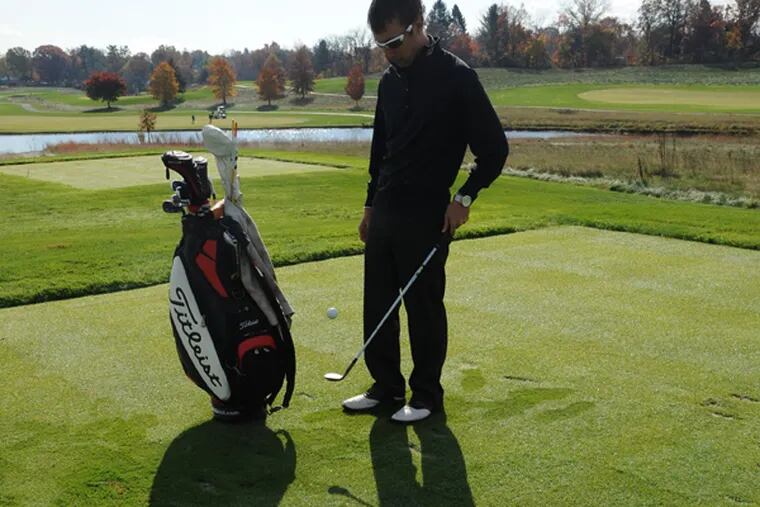 PGA Golf Pro Michael Wheeler at the Bellewood Golf Club Thursday, Oct. 30, 2014 in Pottstown, Pa. (Philadelphia Inquirer/Bradley C Bower)