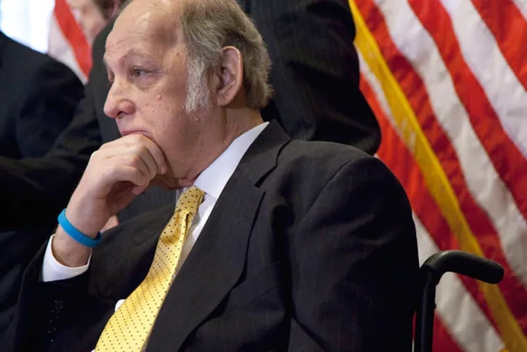 James Brady , White House press secretary, was left paralyzed in the March 1981 assassination attempt on President Reagan. AP, File