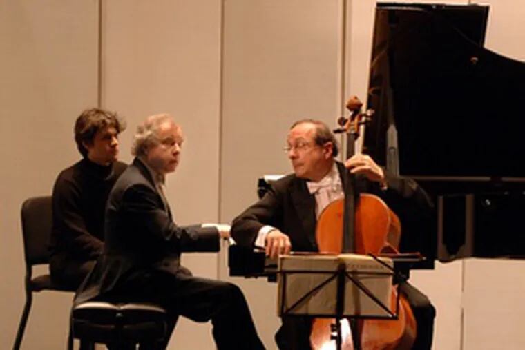 Andras Schiff and Miklos Perenyi performed an all-Beethoven program Tuesday at the Seaport Museum.