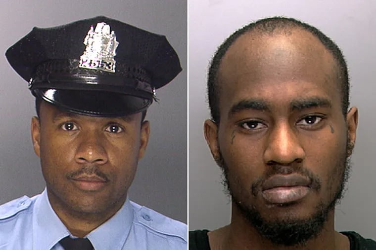 Rafael Jones (right) was found guilty in the 2012 robbery and slaying of Philadelphia Police Officer Moses Walker.